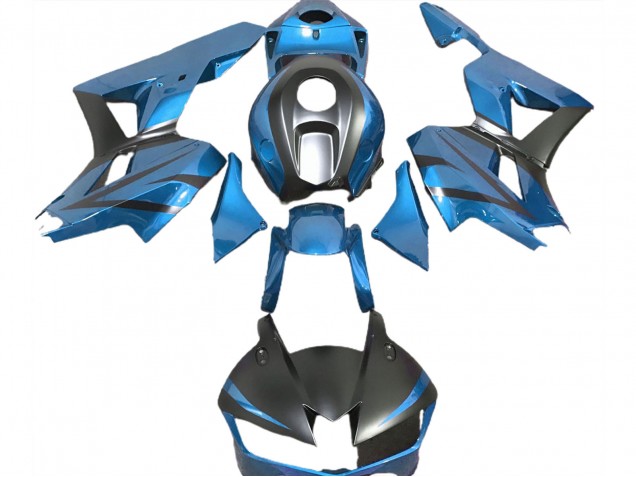 Azzurro & Nero Opaco 2013-2023 Honda CBR600RR Carene Moto Azzurro & Nero Opaco 2013-2023 Honda CBR600RR Carene Moto