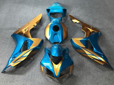 Azzurro & Oro 2006-2007 Honda CBR1000RR Carene Moto
