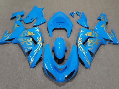 Azzurro & Oro 2006-2007 Kawasaki ZX10R Carene Moto