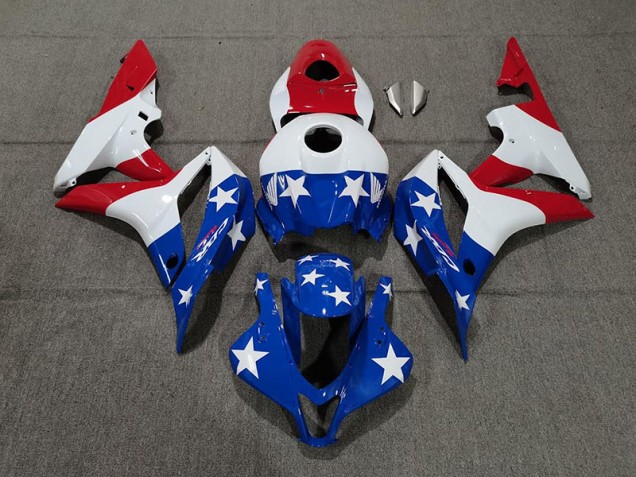 Bandiera Americana 2007-2008 Honda CBR600RR Carene Moto Bandiera Americana 2007-2008 Honda CBR600RR Carene Moto