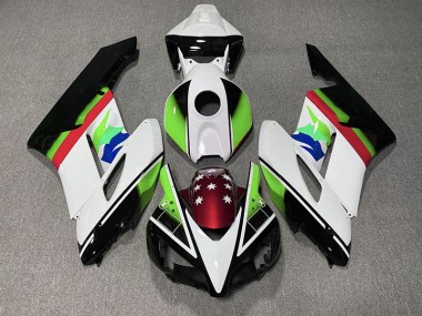 Bandiera Verde & Rossa 2004-2005 Honda CBR1000RR Carene Moto