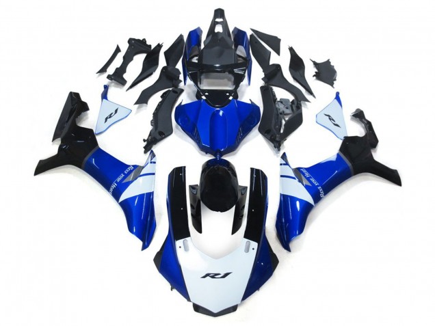 Bianco & Blu 2015-2019 Yamaha R1 Carene Moto Bianco & Blu 2015-2019 Yamaha R1 Carene Moto