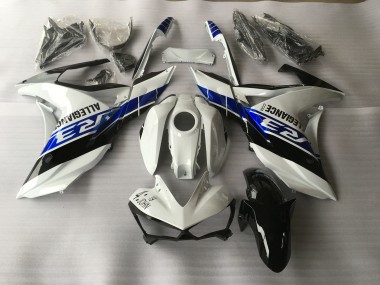 Bianco Blu & Nero 2015-2018 Yamaha R3 Carene Moto