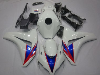 Bianco Blu Rosso 2008-2011 Honda CBR1000RR Carene Moto