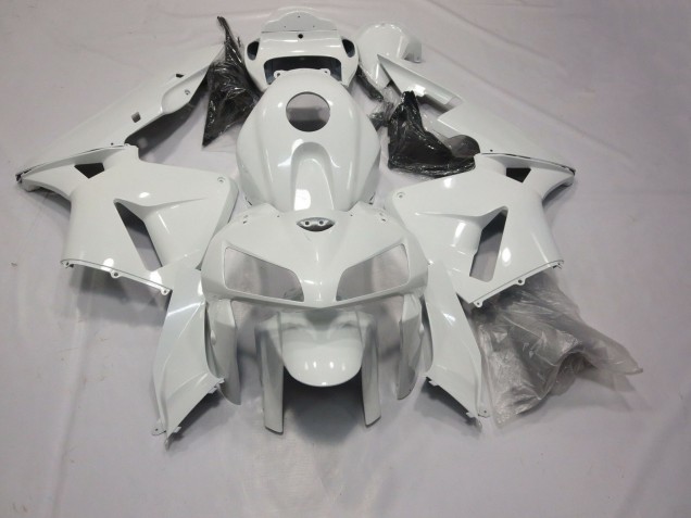 Bianco Lucido 2005-2006 Honda CBR600RR Carene Moto Bianco Lucido 2005-2006 Honda CBR600RR Carene Moto