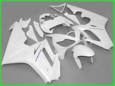 Bianco Lucido 2006-2008 Triumph Daytona 675 Carene Moto