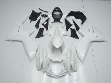 Bianco Lucido 2009-2016 Suzuki GSXR 1000 Carene Moto