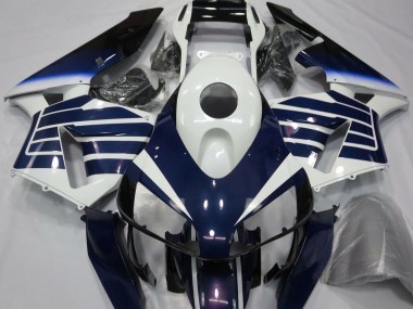 Bianco Lucido & Blu Sfumato 2003-2004 Honda CBR600RR Carene Moto