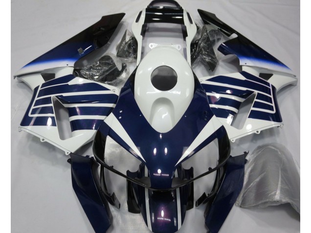 Bianco Lucido & Blu Sfumato 2003-2004 Honda CBR600RR Carene Moto Bianco Lucido & Blu Sfumato 2003-2004 Honda CBR600RR Carene Moto