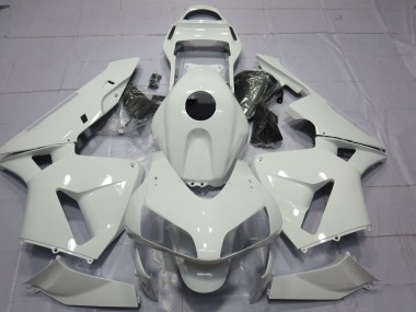 Bianco Lucido Liscio 2003-2004 Honda CBR600RR Carene Moto