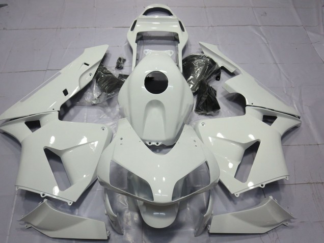Bianco Lucido Liscio 2003-2004 Honda CBR600RR Carene Moto Bianco Lucido Liscio 2003-2004 Honda CBR600RR Carene Moto