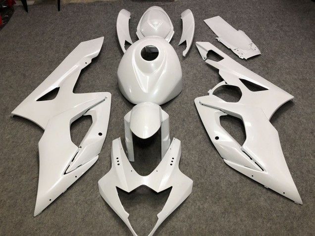 Bianco Lucido Liscio 2005-2006 Suzuki GSXR 1000 Carene Moto Bianco Lucido Liscio 2005-2006 Suzuki GSXR 1000 Carene Moto