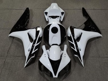 Bianco Lucido & Nero 2006-2007 Honda CBR1000RR Carene Moto