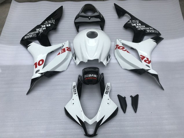 Bianco Lucido & Rosso Repsol 2007-2008 Honda CBR600RR Carene Moto Bianco Lucido & Rosso Repsol 2007-2008 Honda CBR600RR Carene Moto
