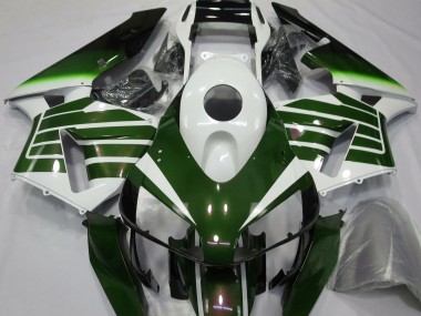 Bianco Lucido & Verde Sfumato 2003-2004 Honda CBR600RR Carene Moto