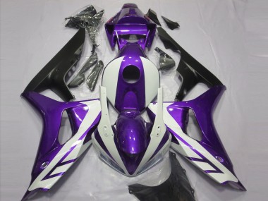 Bianco Lucido & Viola 2006-2007 Honda CBR1000RR Carene Moto