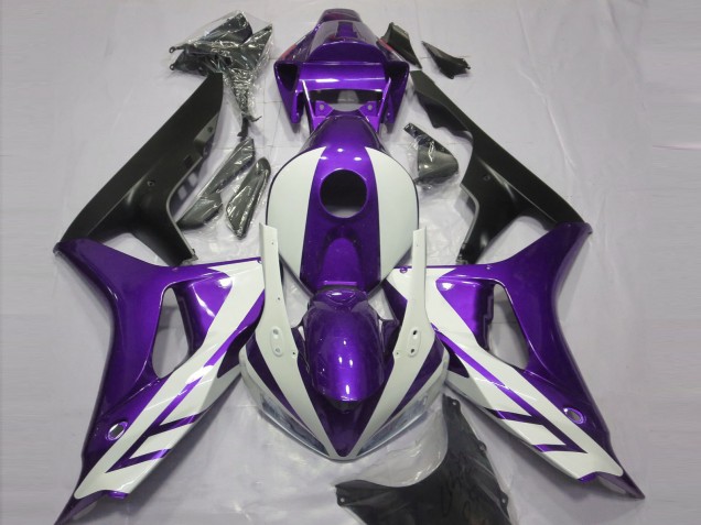 Bianco Lucido & Viola 2006-2007 Honda CBR1000RR Carene Moto Bianco Lucido & Viola 2006-2007 Honda CBR1000RR Carene Moto