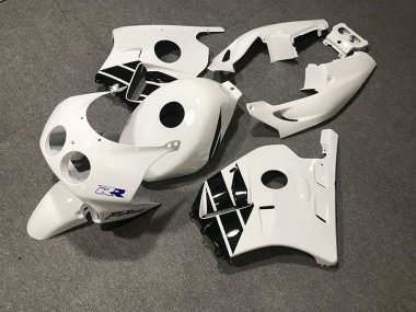 Bianco Nero 1990-1998 Honda CBR250RR Carene Moto