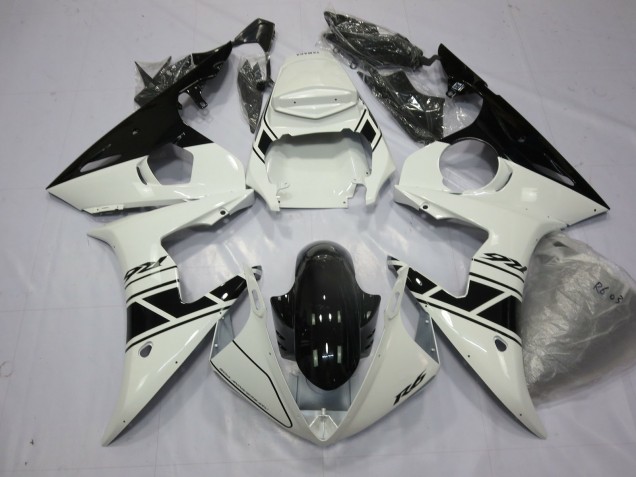 Bianco & Nero 2003-2004 Yamaha R6 Carene Moto Bianco & Nero 2003-2004 Yamaha R6 Carene Moto
