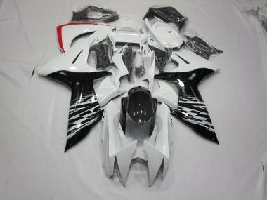 Bianco & Nero 2011-2024 Suzuki GSXR 600-750 Carene Moto