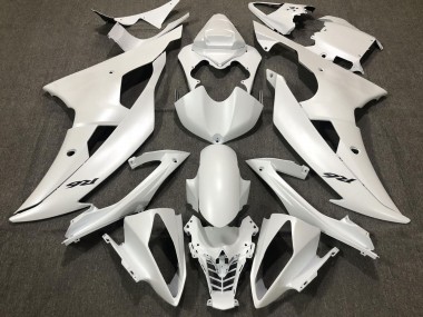 Bianco Opaco 2008-2016 Yamaha R6 Carene Moto
