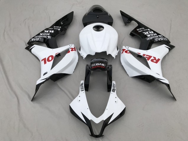Bianco Opaco & Rosso Repsol 2007-2008 Honda CBR600RR Carene Moto Bianco Opaco & Rosso Repsol 2007-2008 Honda CBR600RR Carene Moto