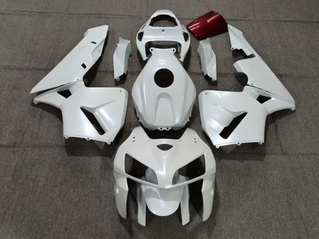 Bianco Perla 2005-2006 Honda CBR600RR Carene Moto Bianco Perla 2005-2006 Honda CBR600RR Carene Moto