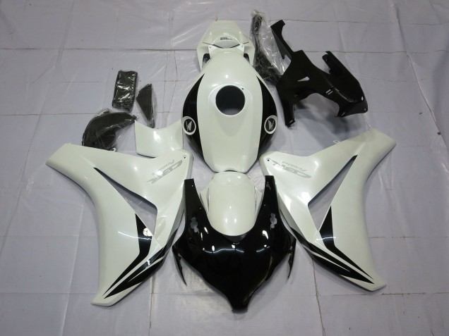 Bianco Perla & Nero 2008-2011 Honda CBR1000RR Carene Moto Bianco Perla & Nero 2008-2011 Honda CBR1000RR Carene Moto