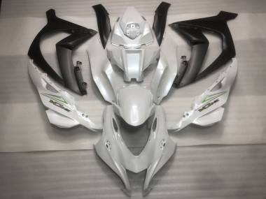 Bianco Perla & Verde 2016-2019 Kawasaki ZX10R Carene Moto