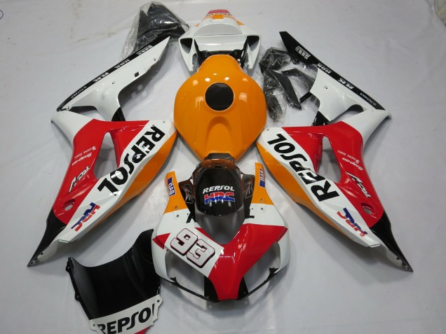 Bianco Repsol 93 2006-2007 Honda CBR1000RR Carene Moto Bianco Repsol 93 2006-2007 Honda CBR1000RR Carene Moto