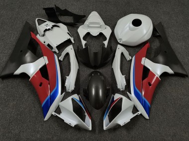 Bianco Rosso & Blu 2008-2016 Yamaha R6 Carene Moto