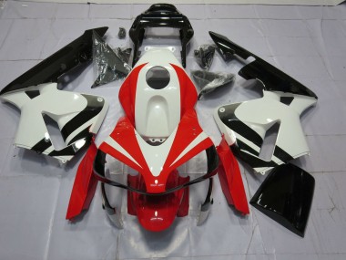 Bianco Rosso & Nero OEM 2003-2004 Honda CBR600RR Carene Moto