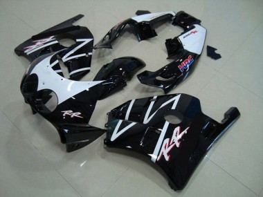 Blanc Noir HRC 1990-1998 Honda CBR250RR Carene Moto