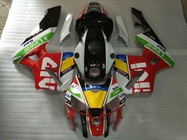 Blanc Rouge Givi 2005-2006 Honda CBR600RR Carene Moto