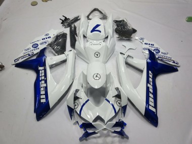 Bleu Jordan 2008-2010 Suzuki GSXR 600-750 Carene Moto