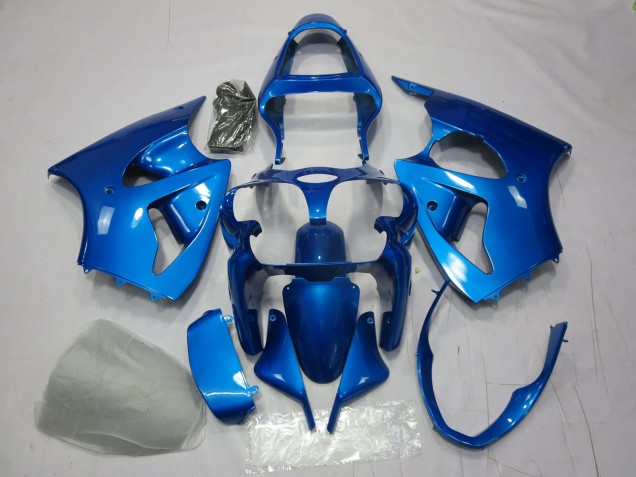 Blu 2000-2002 Kawasaki ZX6R Carene Moto Blu 2000-2002 Kawasaki ZX6R Carene Moto