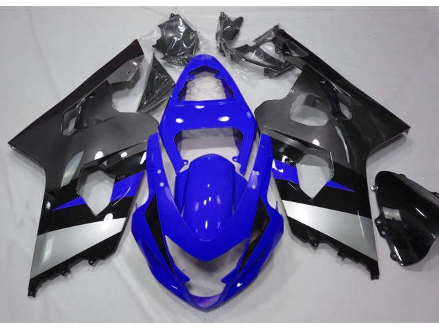 Blu & Argento 2004-2005 Suzuki GSXR 600-750 Carene Moto Blu & Argento 2004-2005 Suzuki GSXR 600-750 Carene Moto