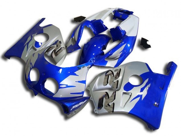 Blu Argento & Bianco 1990-1998 Honda CBR250RR Carene Moto Blu Argento & Bianco 1990-1998 Honda CBR250RR Carene Moto