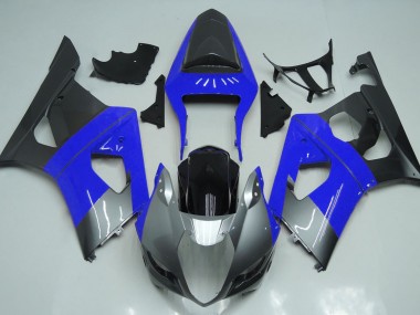 Blu Argento & Nero 2003-2004 Suzuki GSXR 1000 Carene Moto