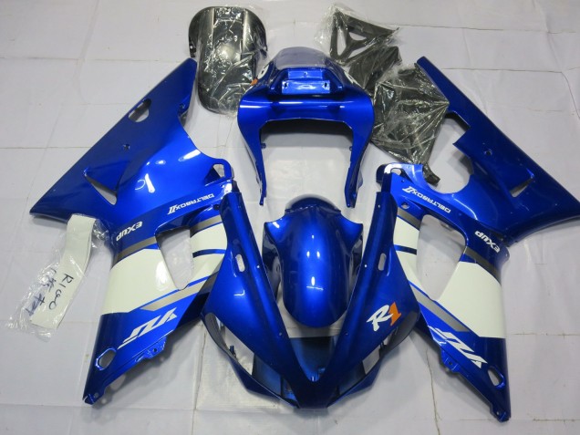 Blu & Bianco 2000-2001 Yamaha R1 Carene Moto Blu & Bianco 2000-2001 Yamaha R1 Carene Moto