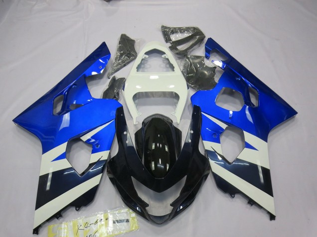 Blu Bianco 2004-2005 Suzuki GSXR 600-750 Carene Moto Blu Bianco 2004-2005 Suzuki GSXR 600-750 Carene Moto