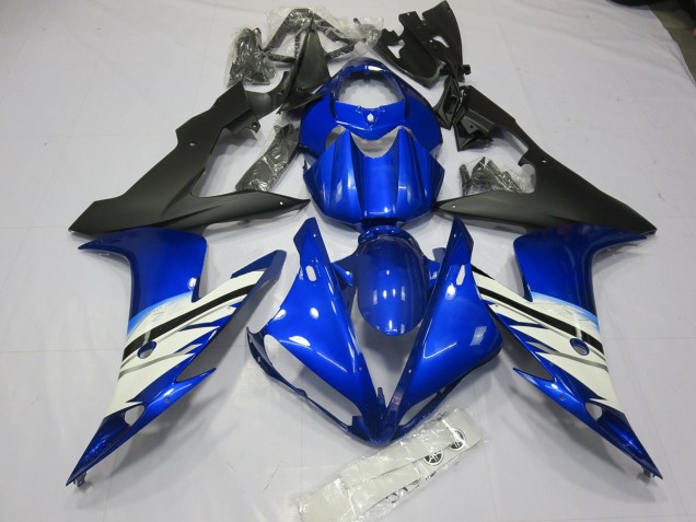 Blu & Bianco 2004-2006 Yamaha R1 Carene Moto Blu & Bianco 2004-2006 Yamaha R1 Carene Moto