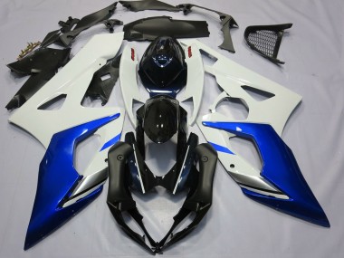 Blu & Bianco 2005-2006 Suzuki GSXR 1000 Carene Moto