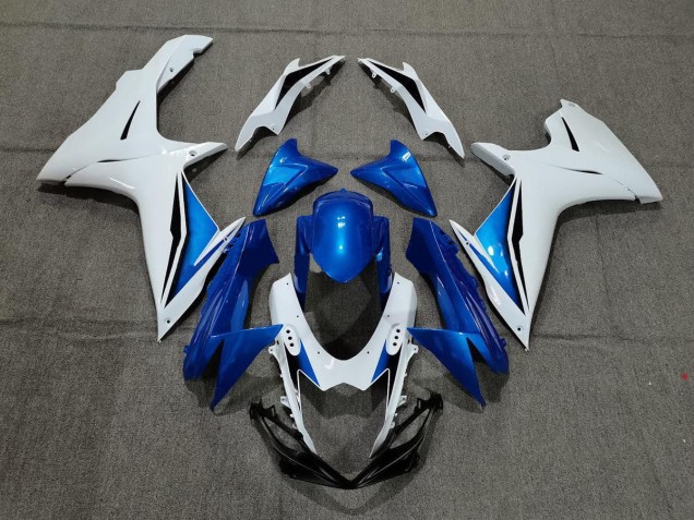 Blu & Bianco 2011-2024 Suzuki GSXR 600-750 Carene Moto Blu & Bianco 2011-2024 Suzuki GSXR 600-750 Carene Moto