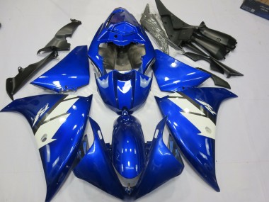 Blu & Bianco 2012-2014 Yamaha R1 Carene Moto