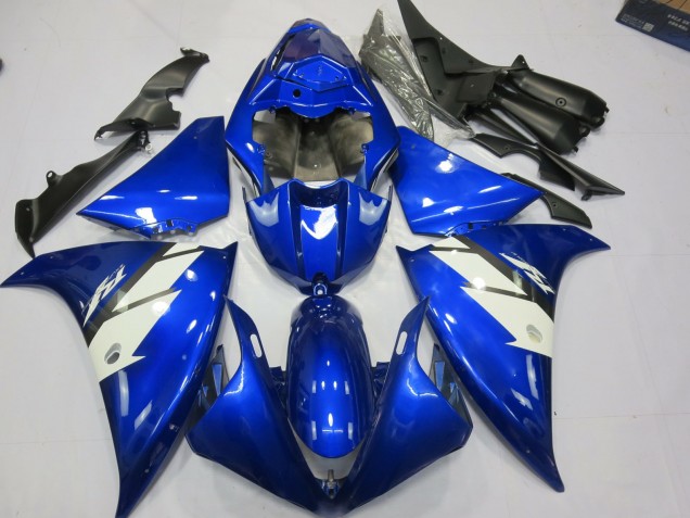 Blu & Bianco 2012-2014 Yamaha R1 Carene Moto Blu & Bianco 2012-2014 Yamaha R1 Carene Moto