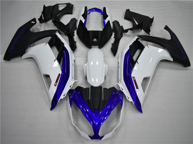 Blu & Bianco 2012-2016 Kawasaki Ninja 650R Carene Moto Blu & Bianco 2012-2016 Kawasaki Ninja 650R Carene Moto