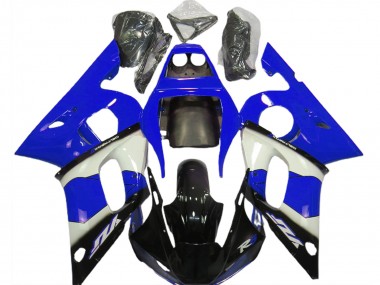 Blu Bianco & Nero 1998-2002 Yamaha R6 Carene Moto