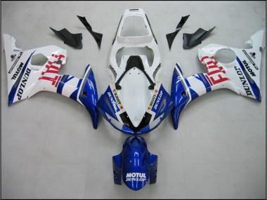 Blu Fiat 2005 Yamaha R6 Carene Moto