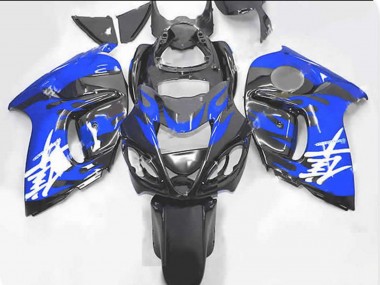 Blu & Grigio 2008-2020 Suzuki GSXR 1300 Carene Moto